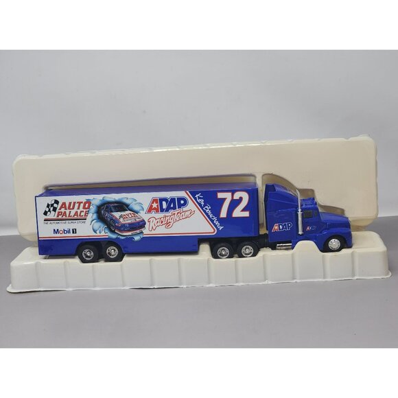 Racing‎ Champions Ken Bouchard #72 NASCAR Auto Palace 1:64 Team Transporter 1992 - Picture 1 of 16